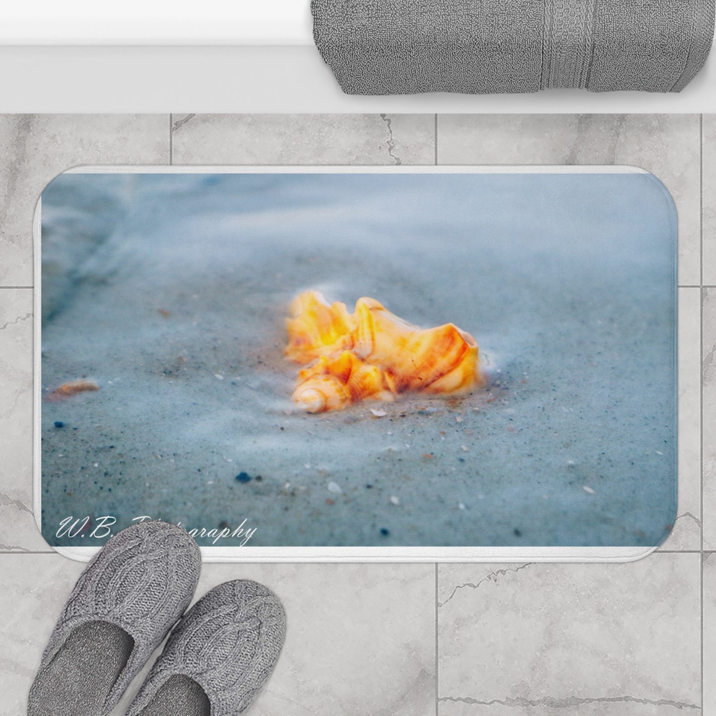 Bath Mat - Beautiful Shell Design