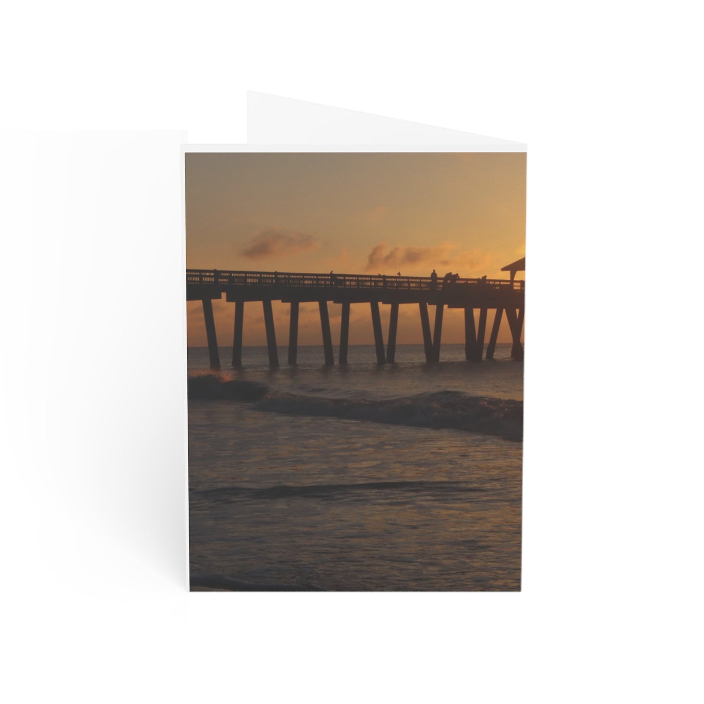 Coastal Sunset Greeting Cards - Elegant Beach Scene Cards for All Occasions, Perfect for Thank You, Invitations, Birthdays, and More