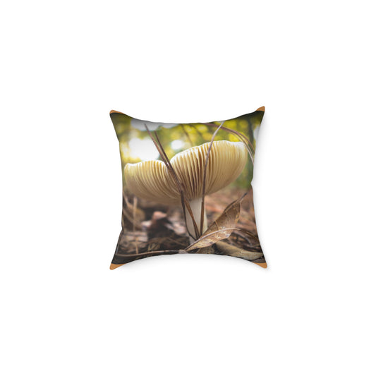 Canvas Pillow - Mushroom in the Sunlight Design