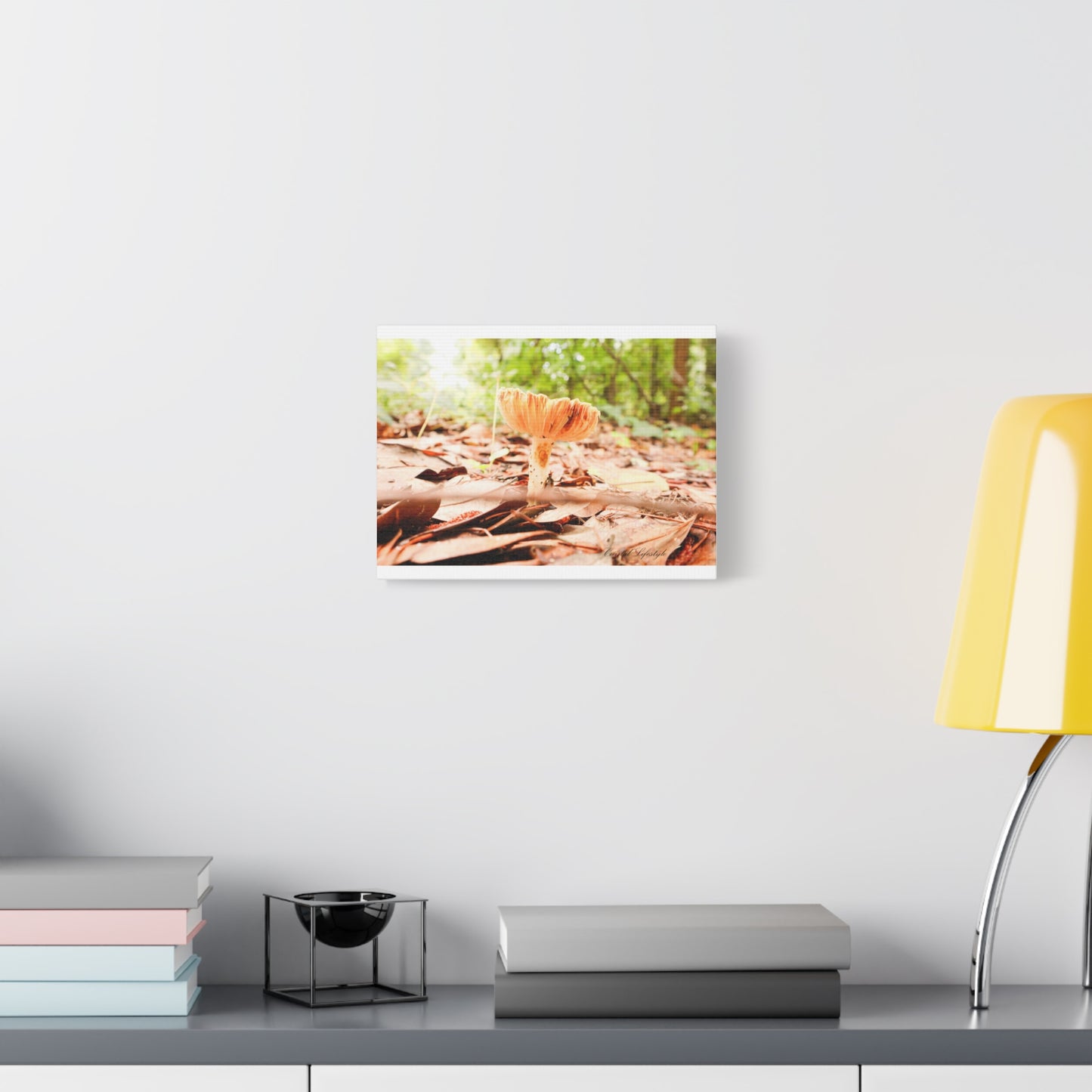 Nature-Inspired Wall Art, Canvas Print, Home Decor, Office Decor, Mushroom Photography, Gift for Nature Lovers