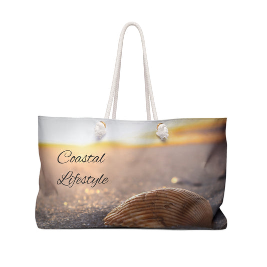 Weekender Bag - Shell Sunrise Tybee Island Georgia