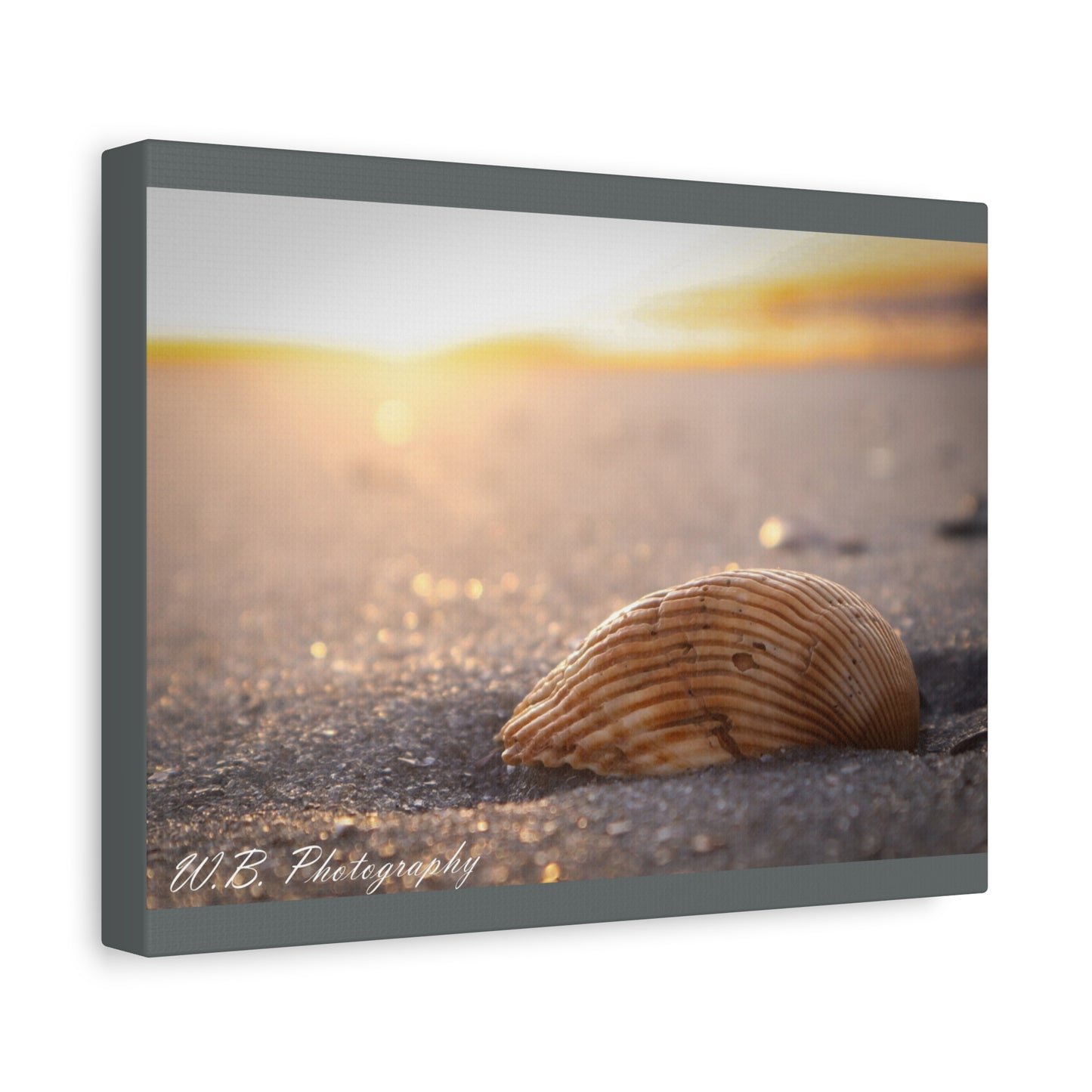 Canvas 12"X9" Luck Love Life Shell Sand
