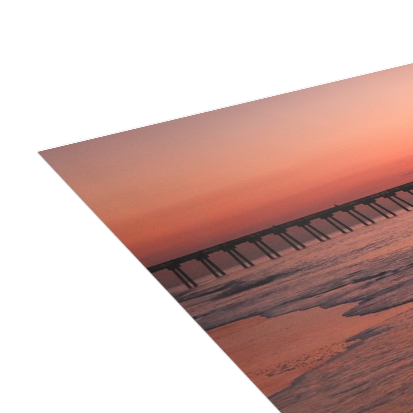 Sunset Beach Greeting Cards, Perfect for Thank You, Holidays, Occasions, Invitations, Summer Celebrations, 1-50pcs Set