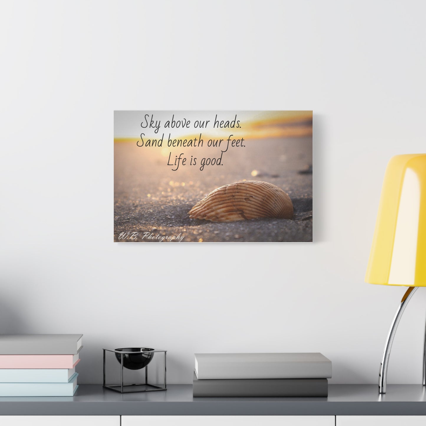 Canvas 18" X 12" - Life is good