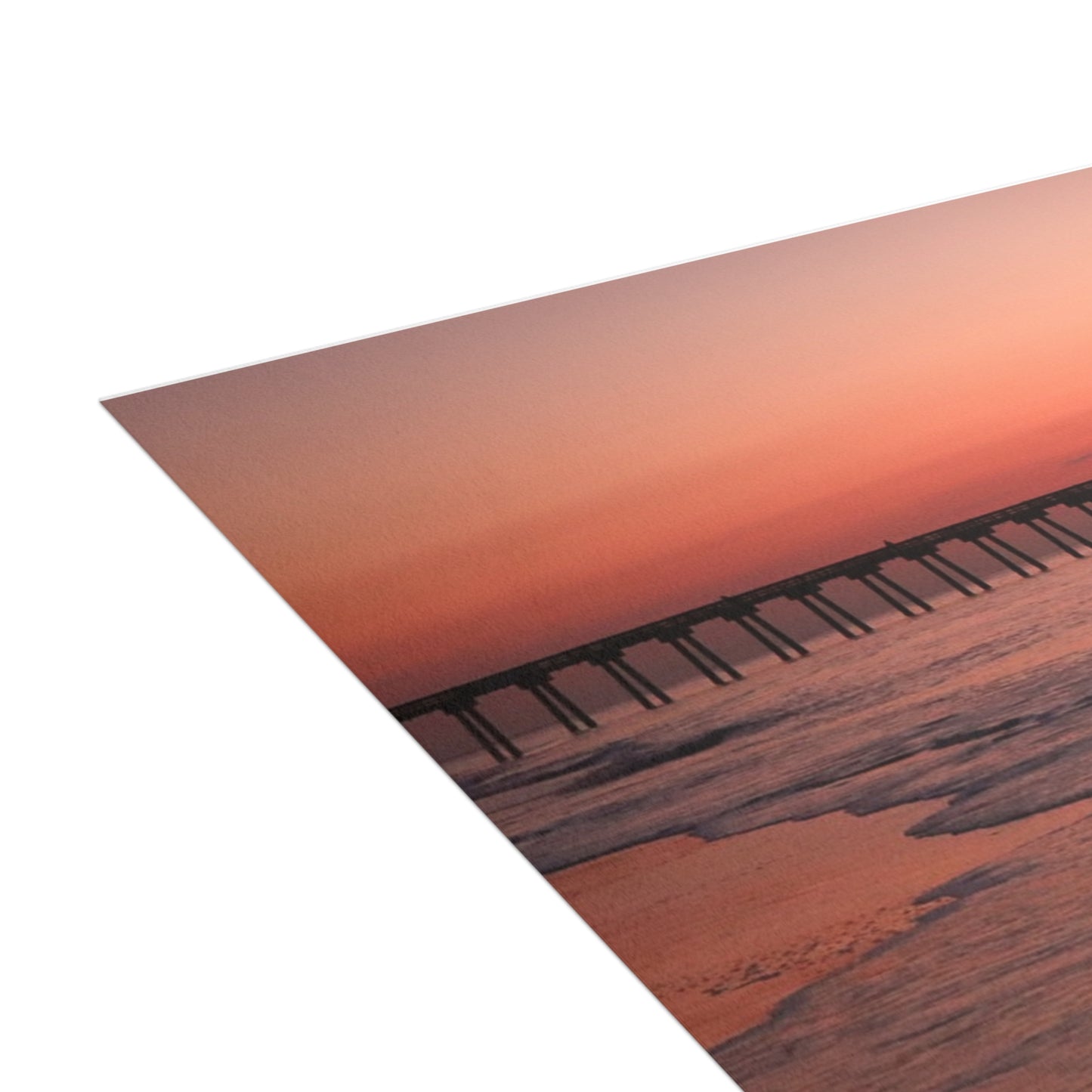 Sunset Beach Greeting Cards, Perfect for Thank You, Holidays, Occasions, Invitations, Summer Celebrations, 1-50pcs Set