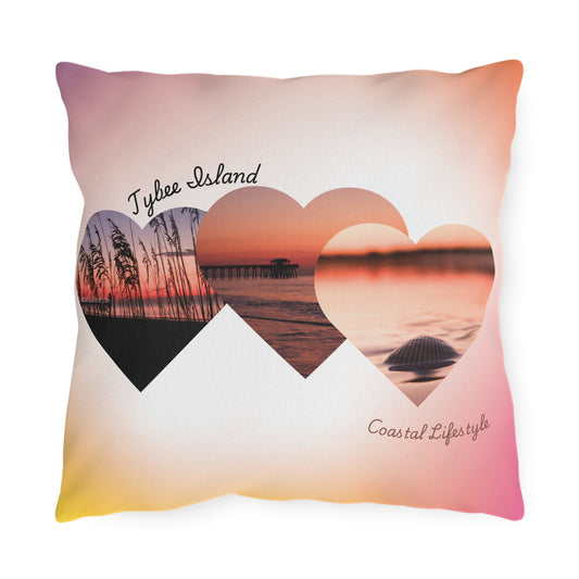 Outdoor Pillow — "Red is the color of love and sunsets" Decorative Accent