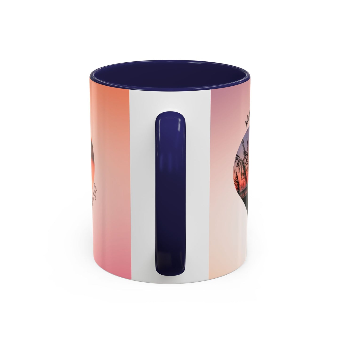 Home is where the coast is heart mug