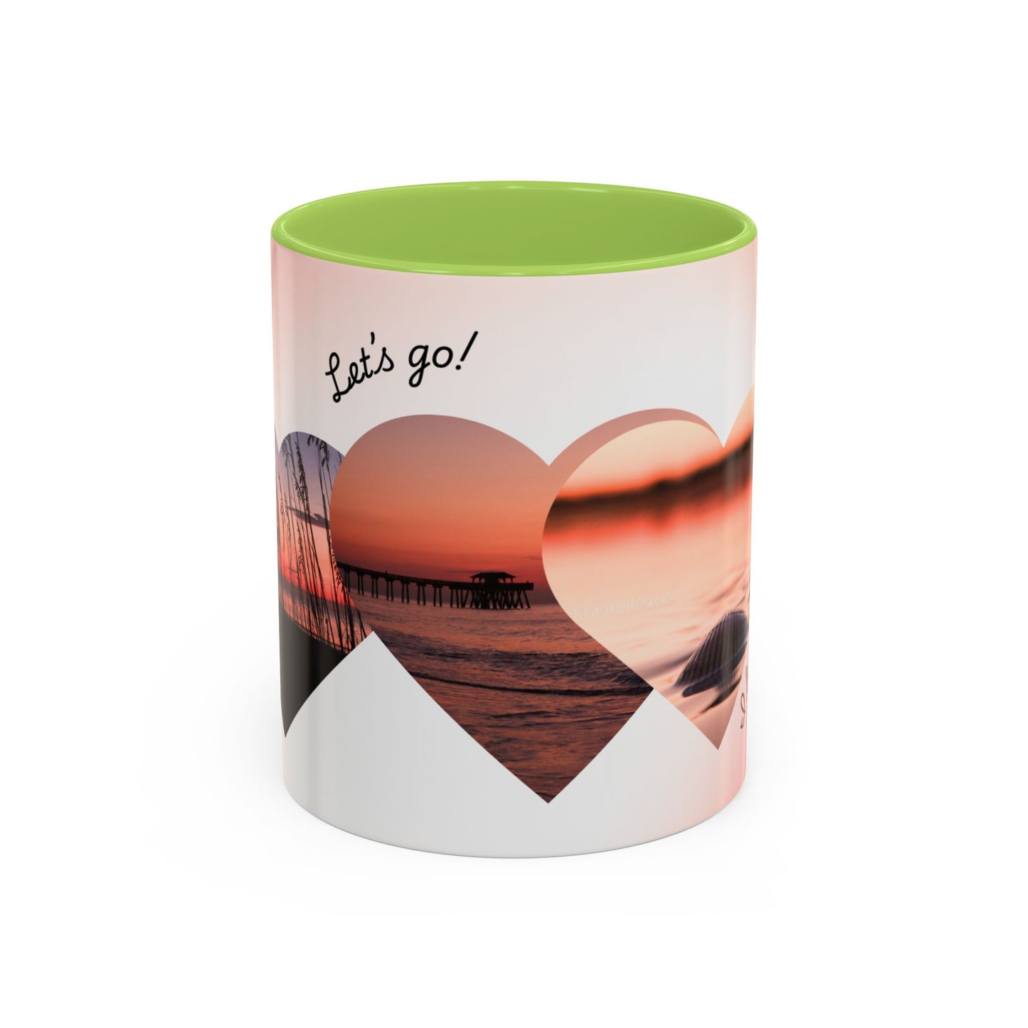 Come With Me I Love You Accent Coffee Mug — 11/15oz Romantic Ceramic Mug