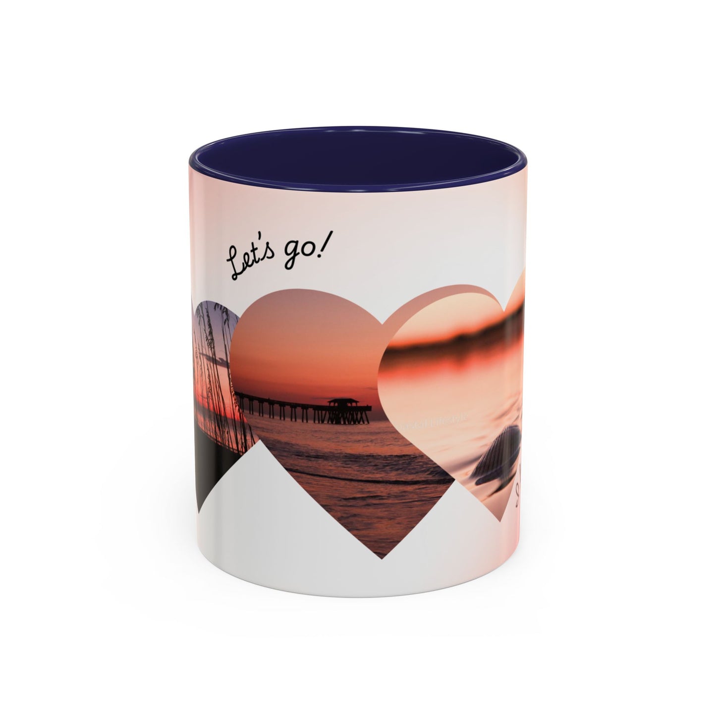 Come With Me I Love You Accent Coffee Mug — 11/15oz Romantic Ceramic Mug