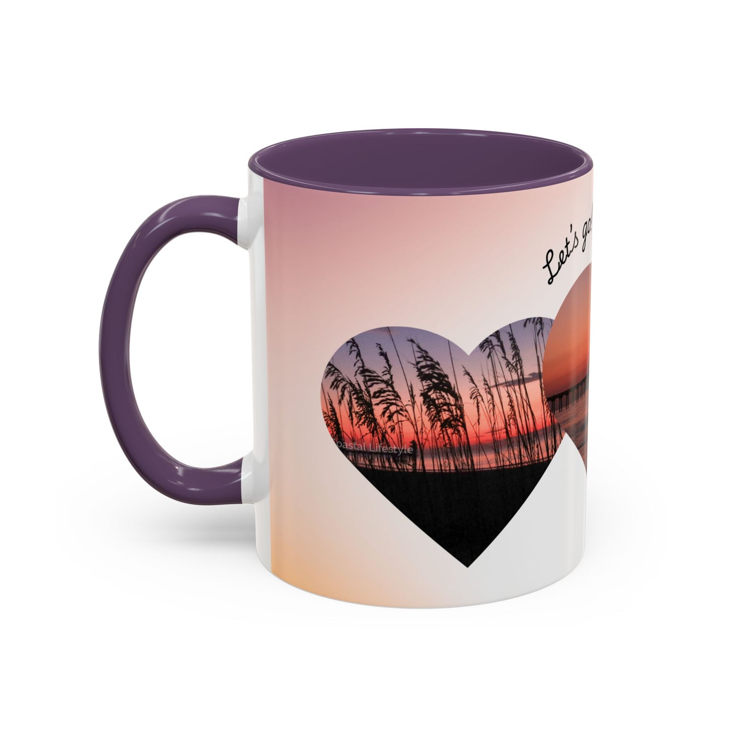 Come With Me I Love You Accent Coffee Mug — 11/15oz Romantic Ceramic Mug