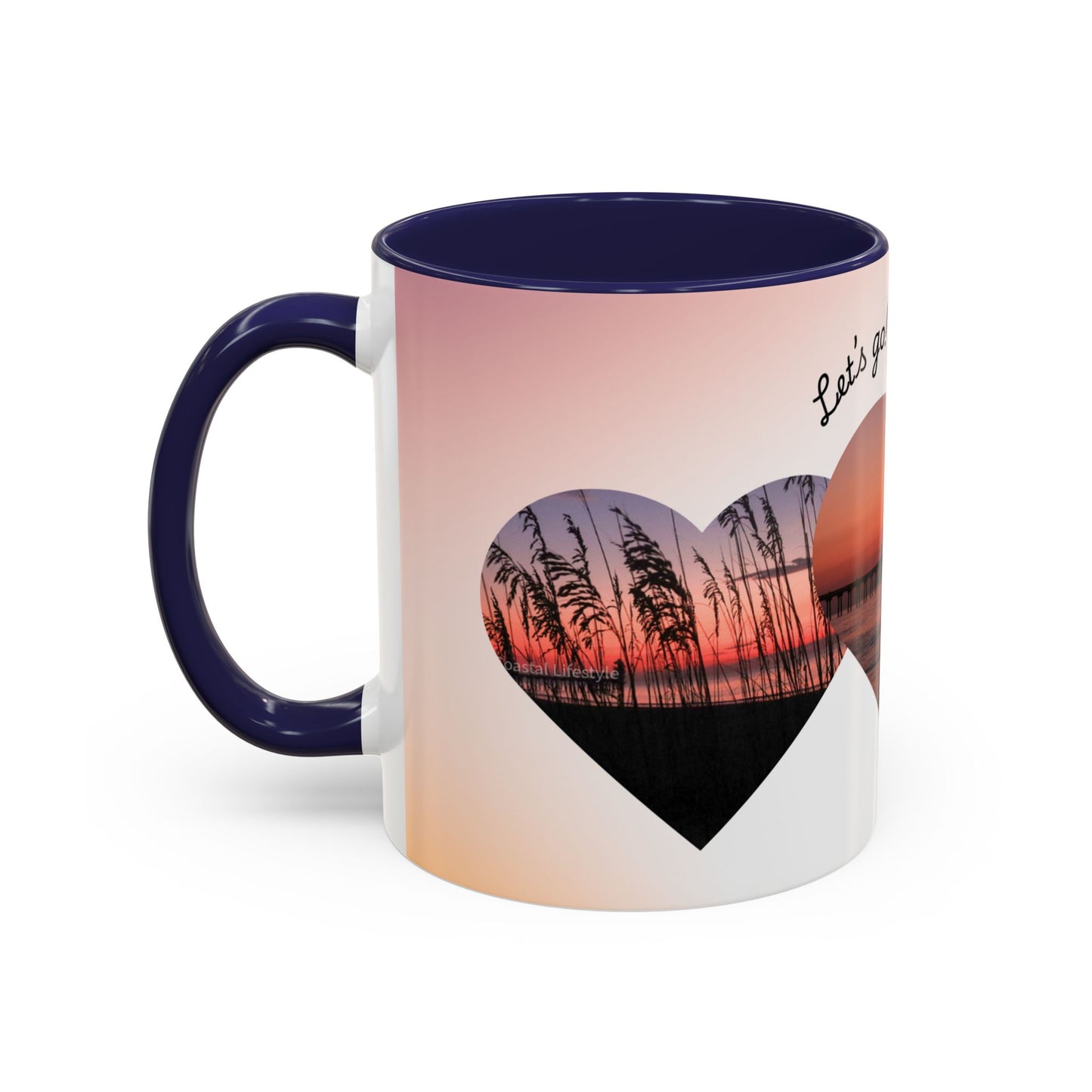 Come With Me I Love You Accent Coffee Mug — 11/15oz Romantic Ceramic Mug