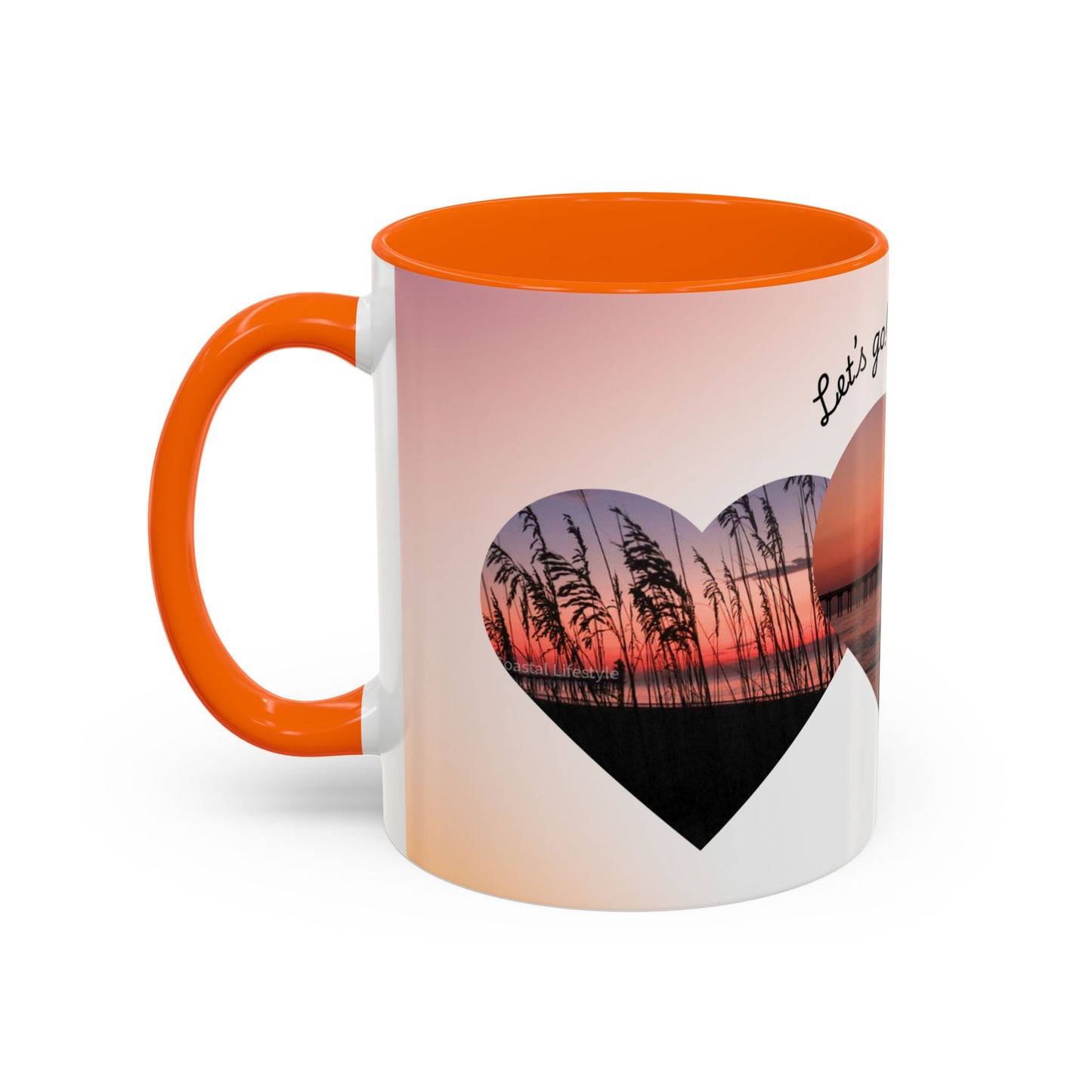 Come With Me I Love You Accent Coffee Mug — 11/15oz Romantic Ceramic Mug