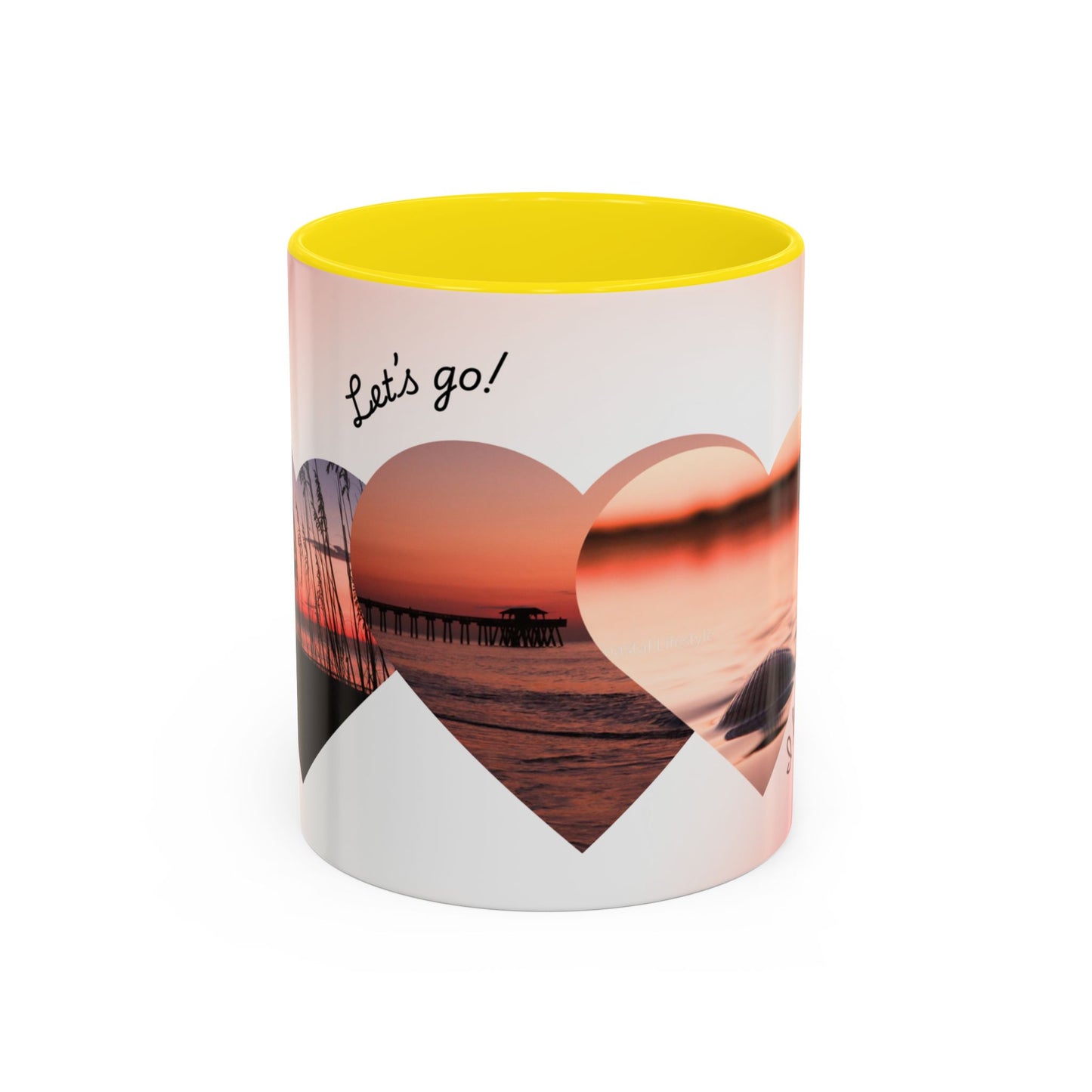 Come With Me I Love You Accent Coffee Mug — 11/15oz Romantic Ceramic Mug