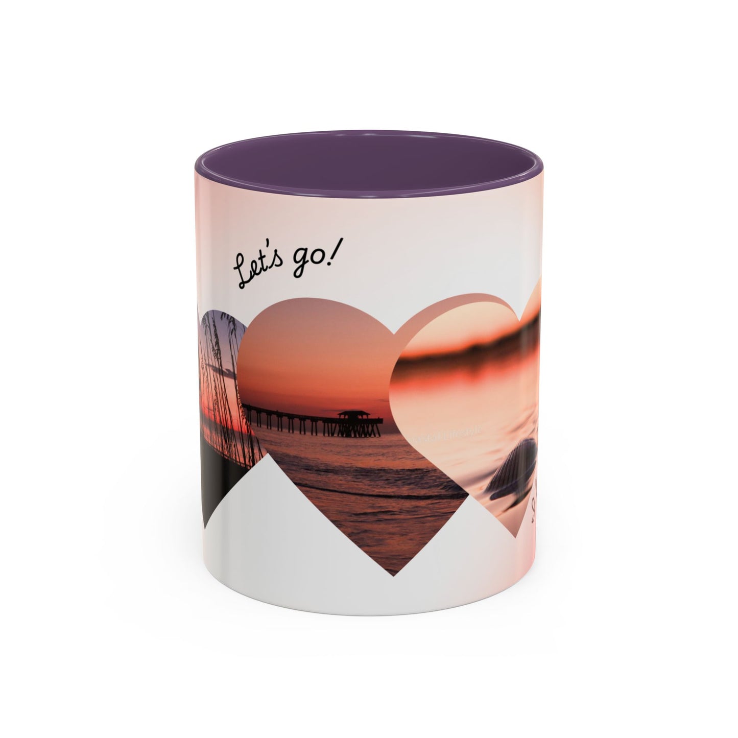 Come With Me I Love You Accent Coffee Mug — 11/15oz Romantic Ceramic Mug