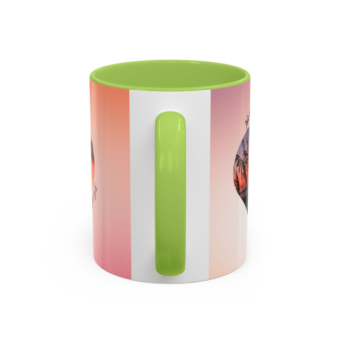 Home is where the coast is heart mug