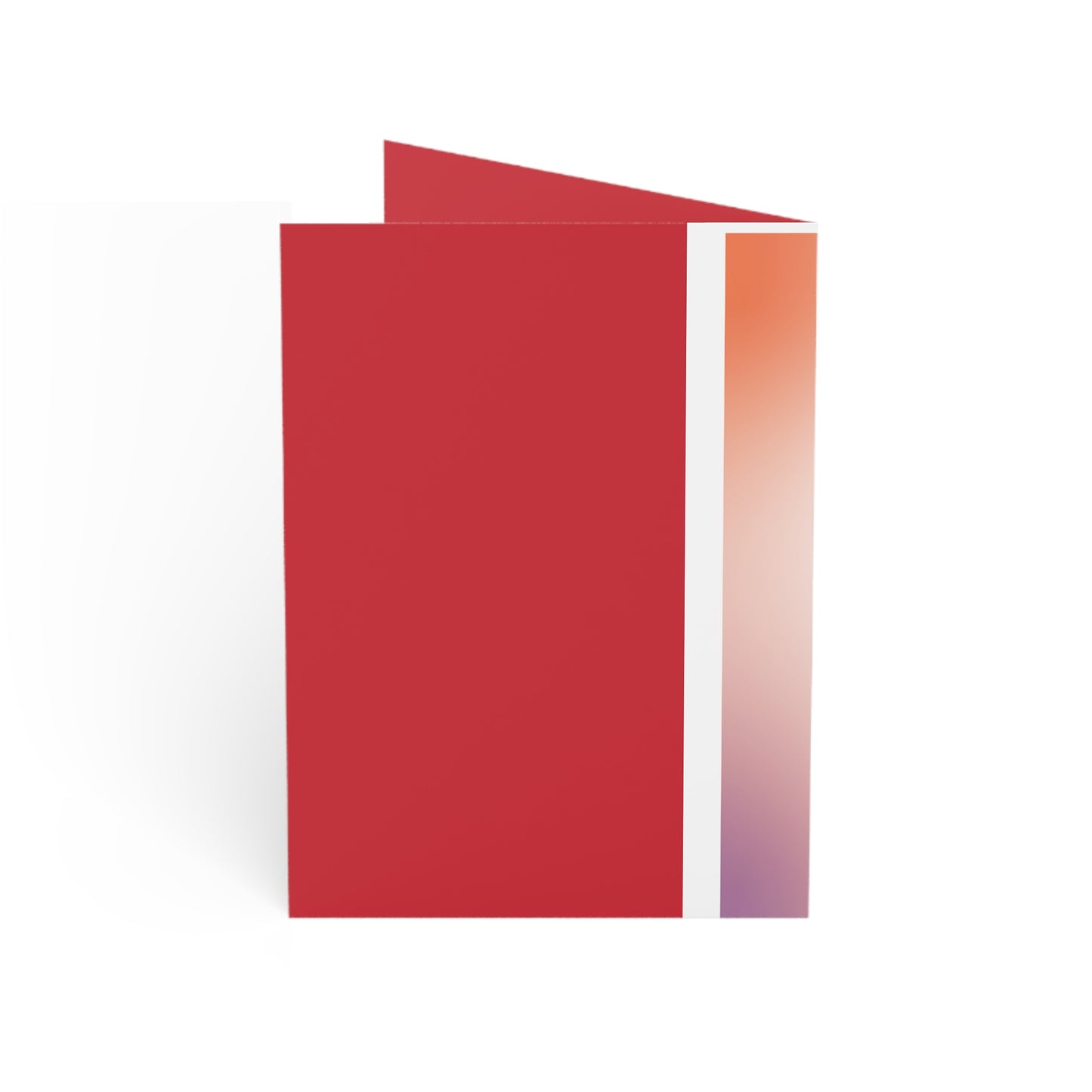 Romantic Sunset Heart Greeting Cards — Blank Inside (Single or Bulk 1/10/30/50)