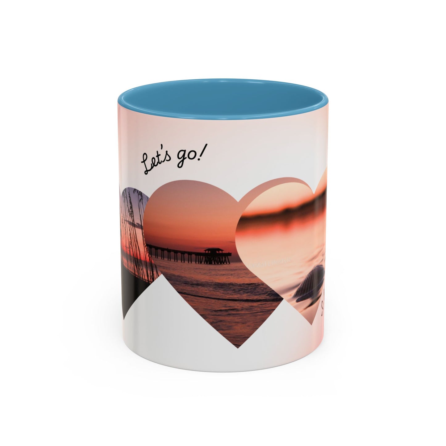 Come With Me I Love You Accent Coffee Mug — 11/15oz Romantic Ceramic Mug