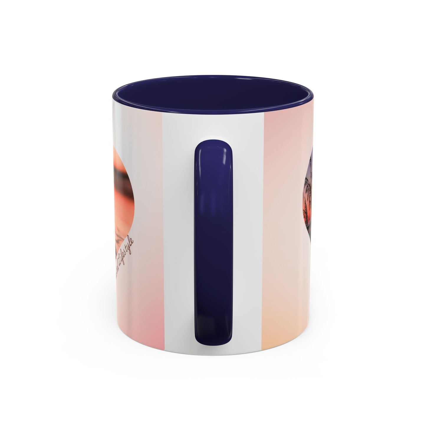 Good Morning Heart Sunset Coffee Mug — Romantic Accent Coffee Cup (11/15oz)