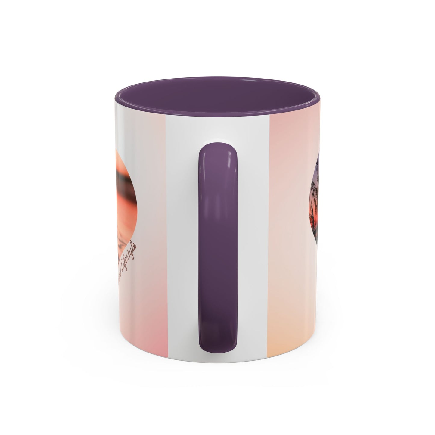 Good Morning Heart Sunset Coffee Mug — Romantic Accent Coffee Cup (11/15oz)
