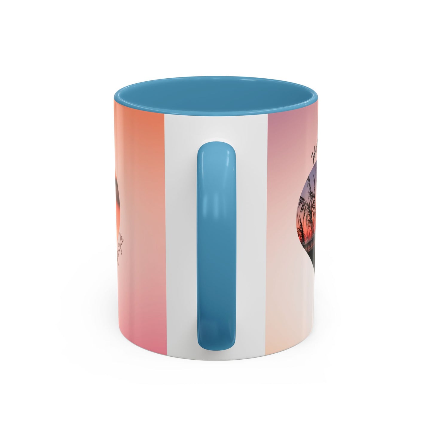 Home is where the coast is heart mug