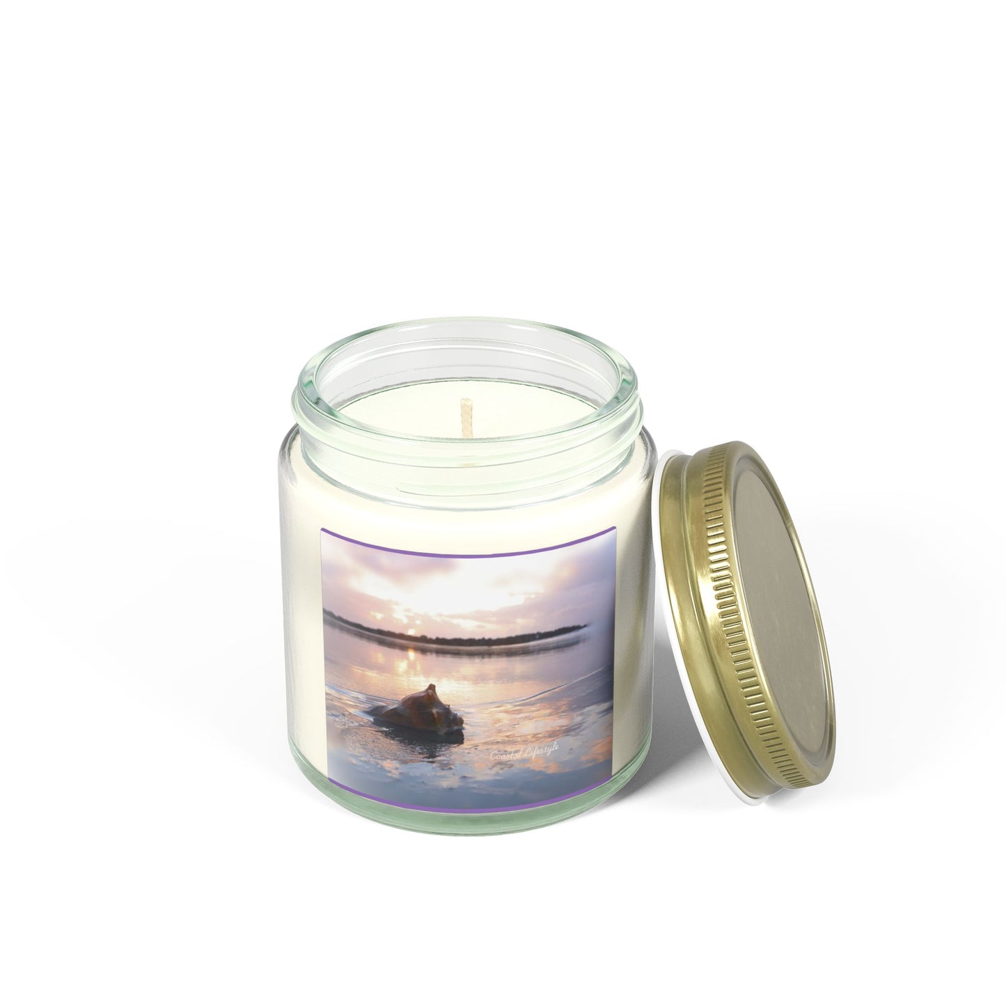 Balance and Harmony  Scented Candle — Coconut Apricot Wax (4oz & 9oz)