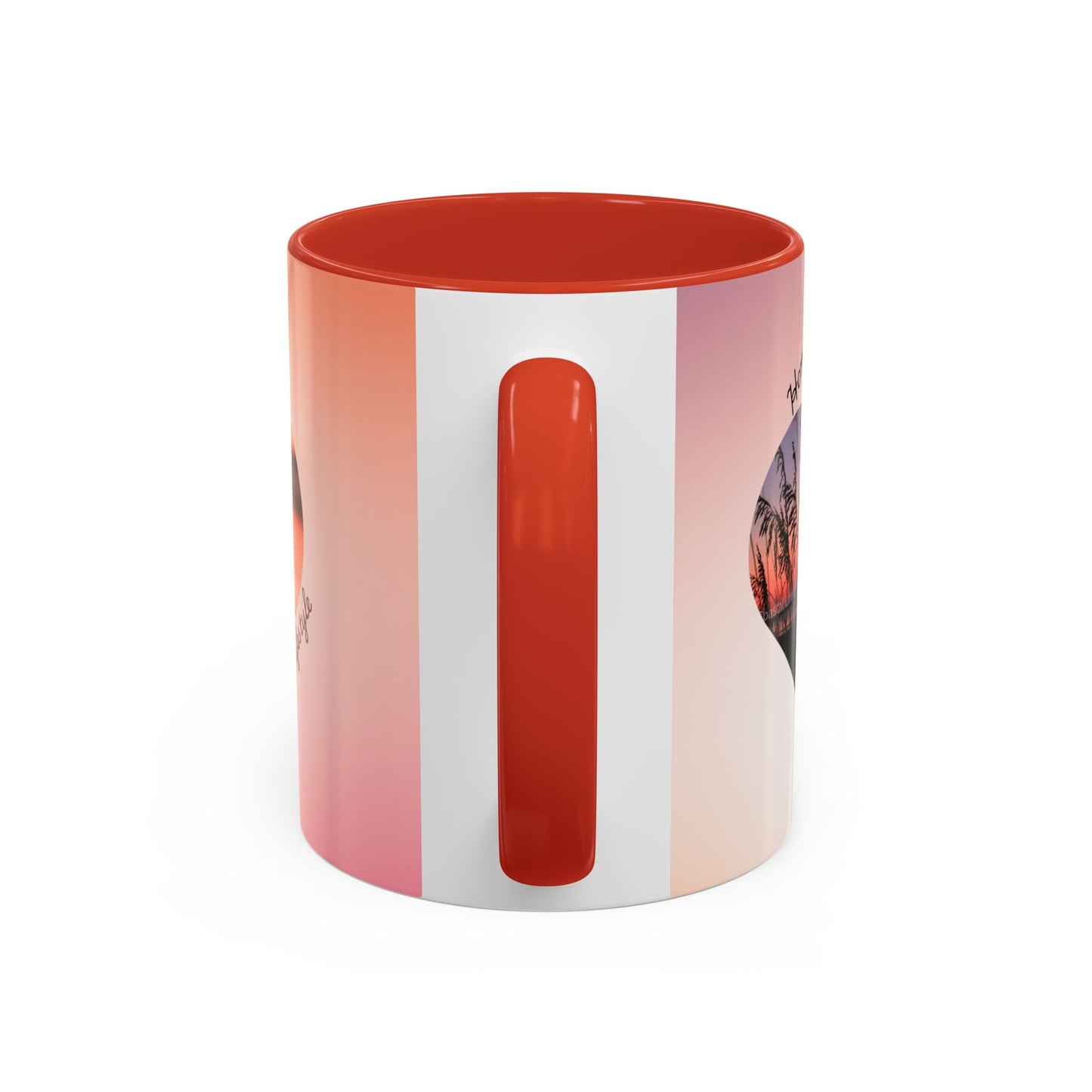Home is where the coast is heart mug