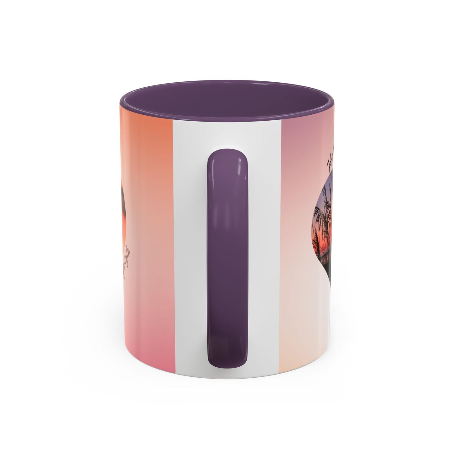 Home is where the coast is heart mug