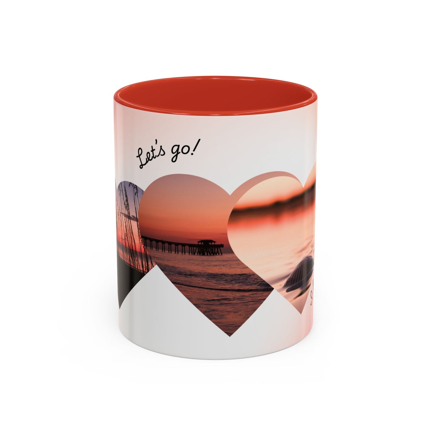 Come With Me I Love You Accent Coffee Mug — 11/15oz Romantic Ceramic Mug